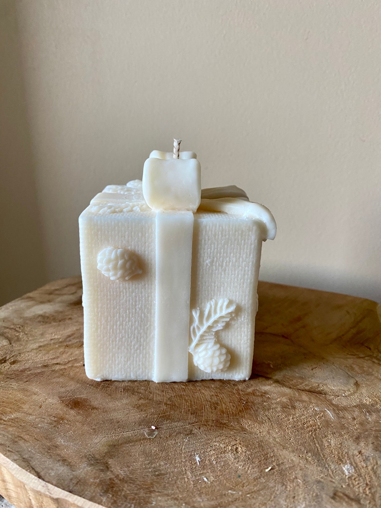 Bougie cadeaux de Noël