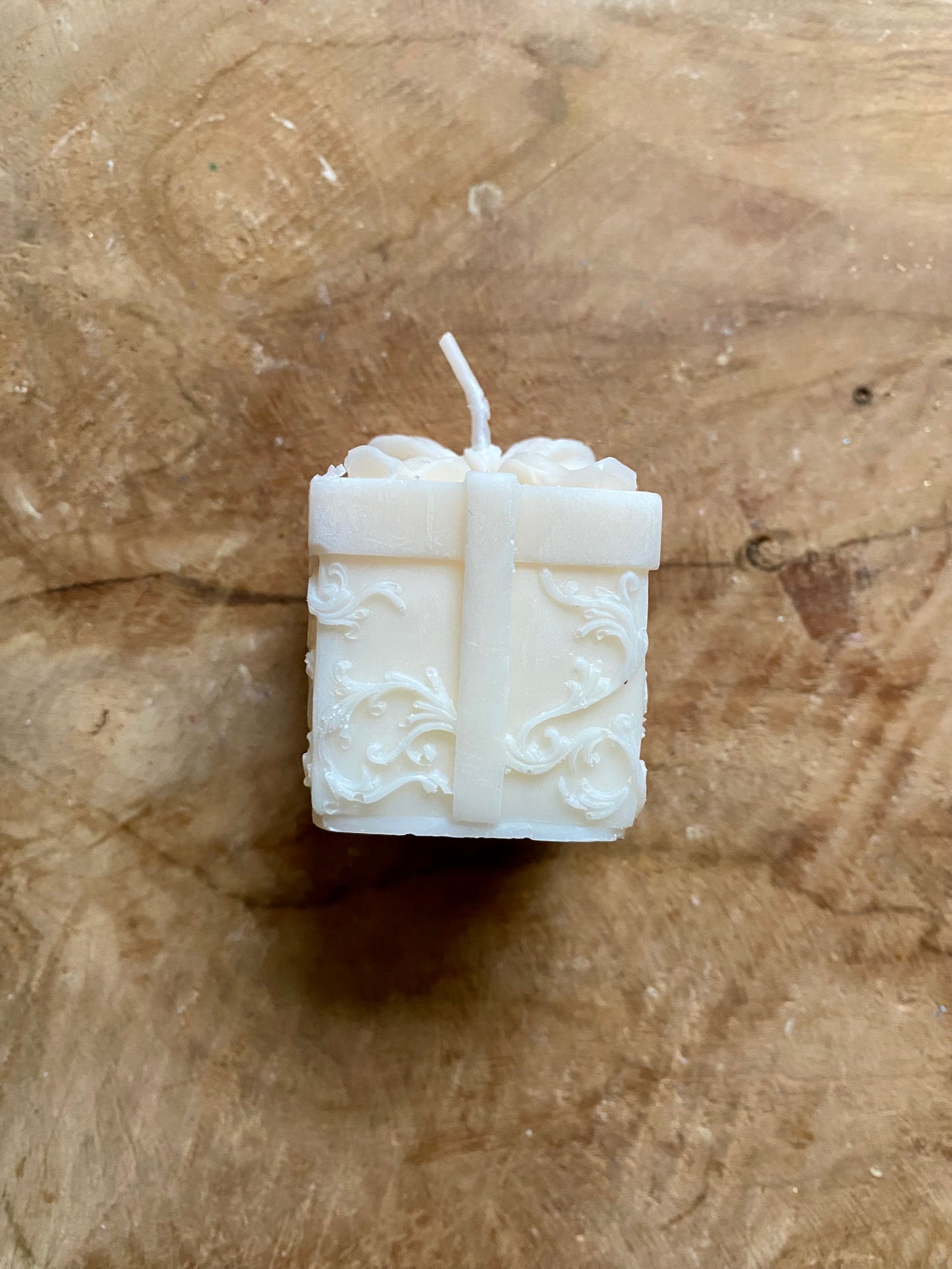 Bougie petit cadeaux de Noël