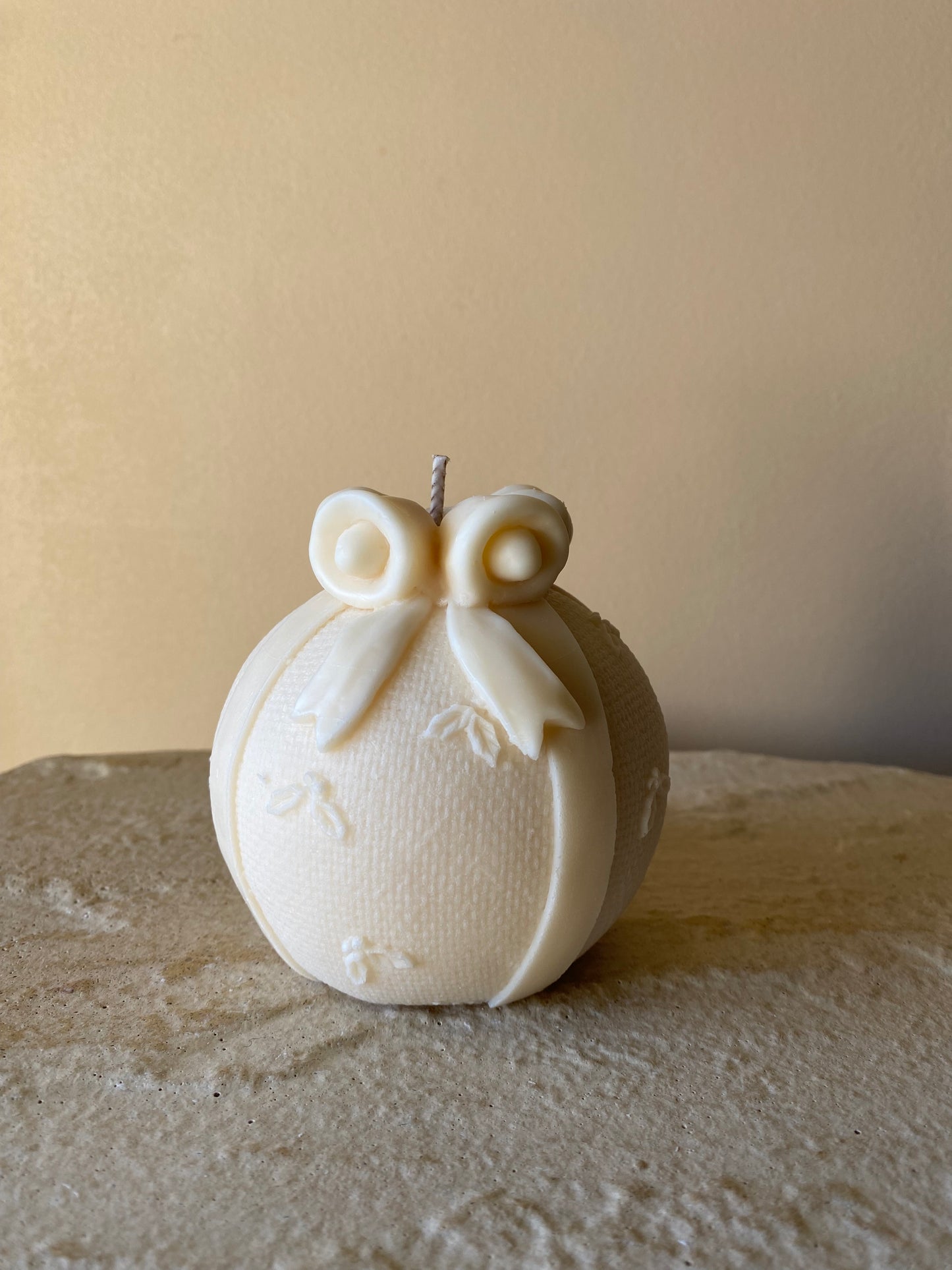 Bougie boule xl de Noël