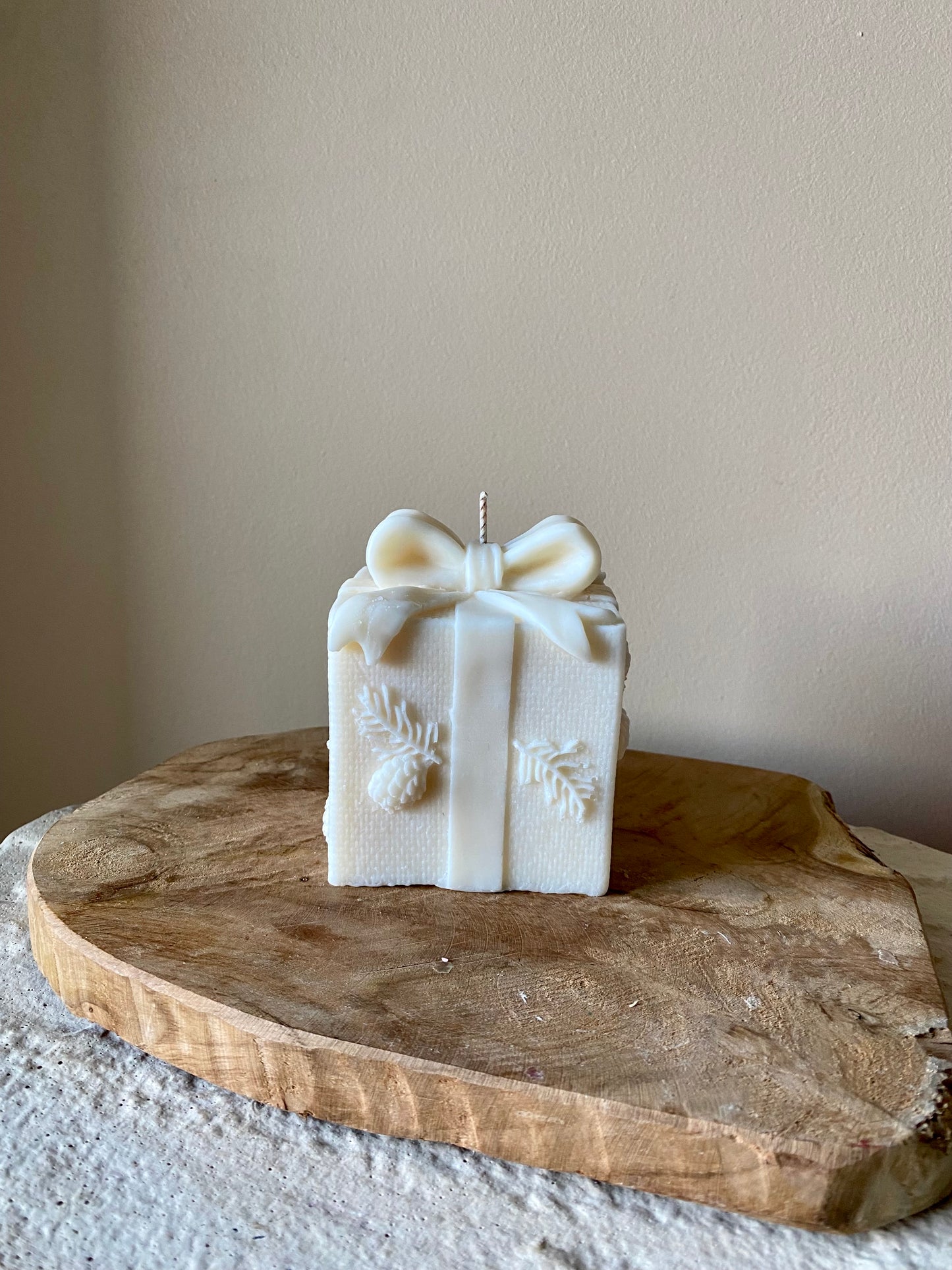 Bougie cadeaux de Noël