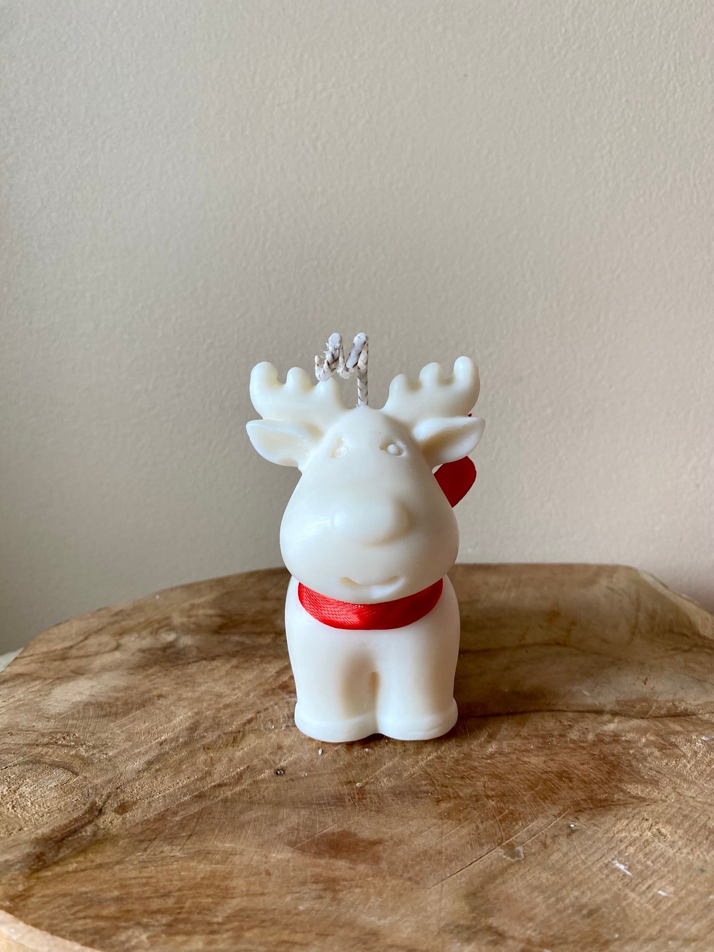 Bougie de noël renne
