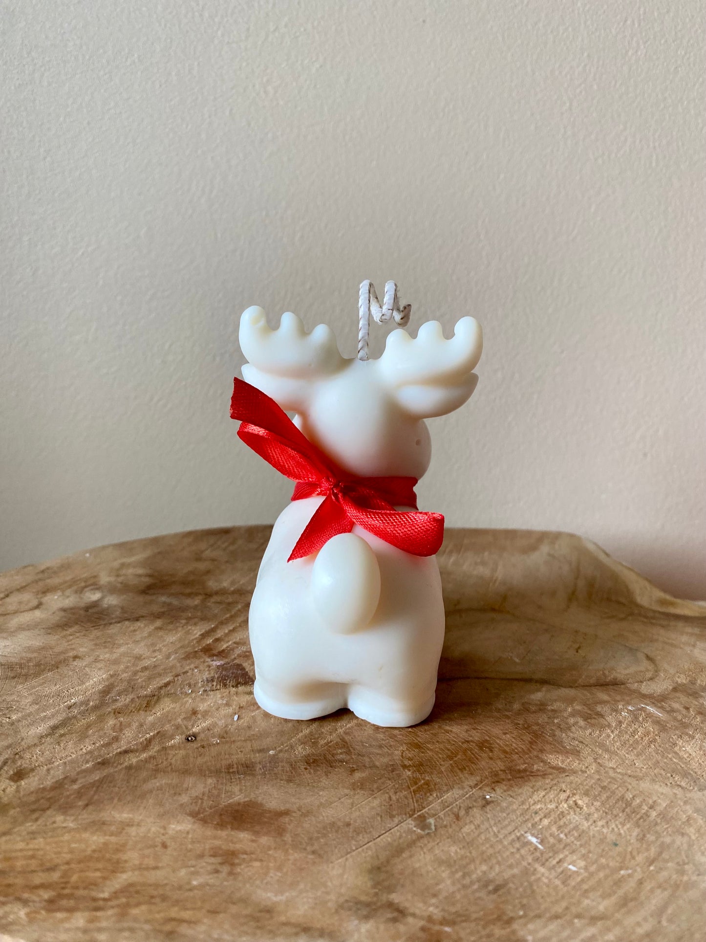 Bougie de noël renne