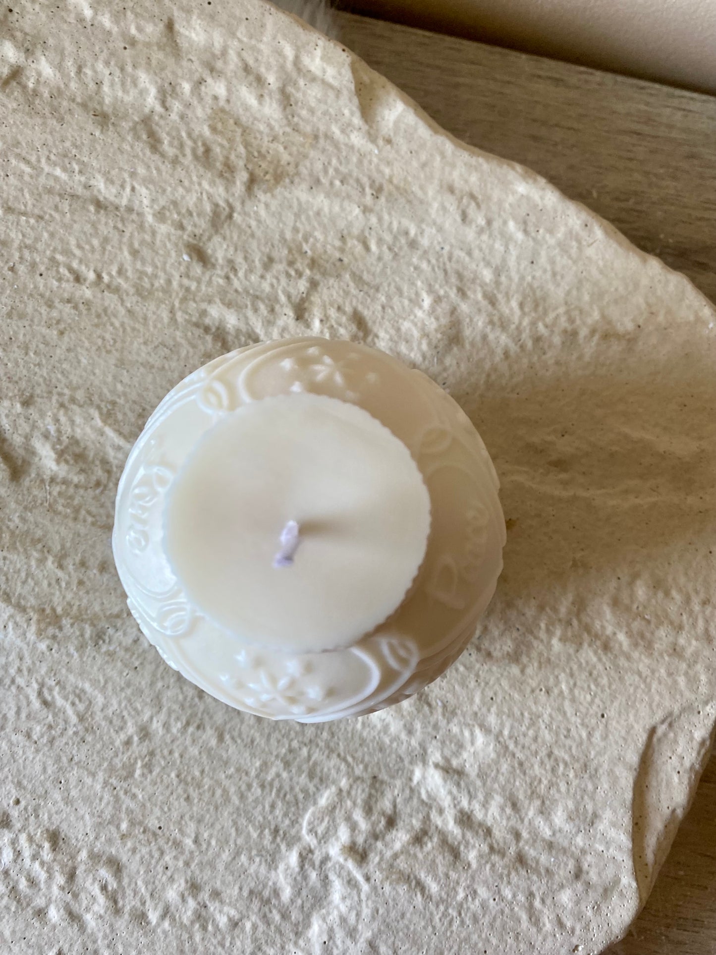 Bougie boule de Noël