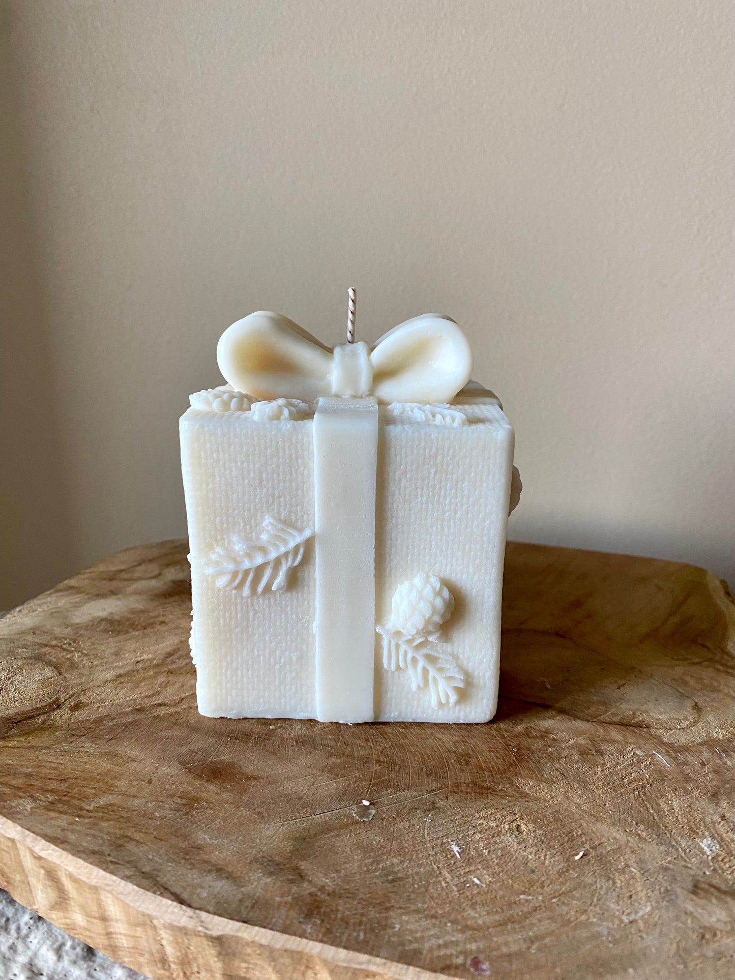 Bougie cadeaux de Noël