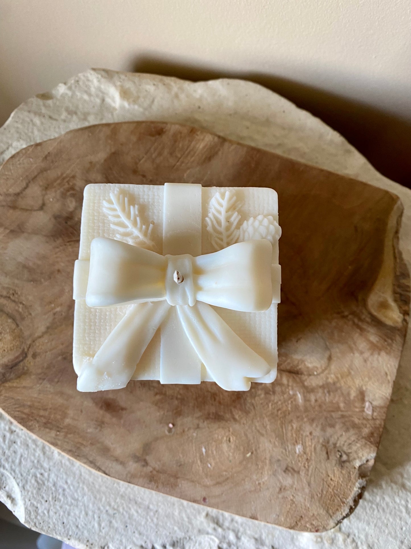 Bougie cadeaux de Noël