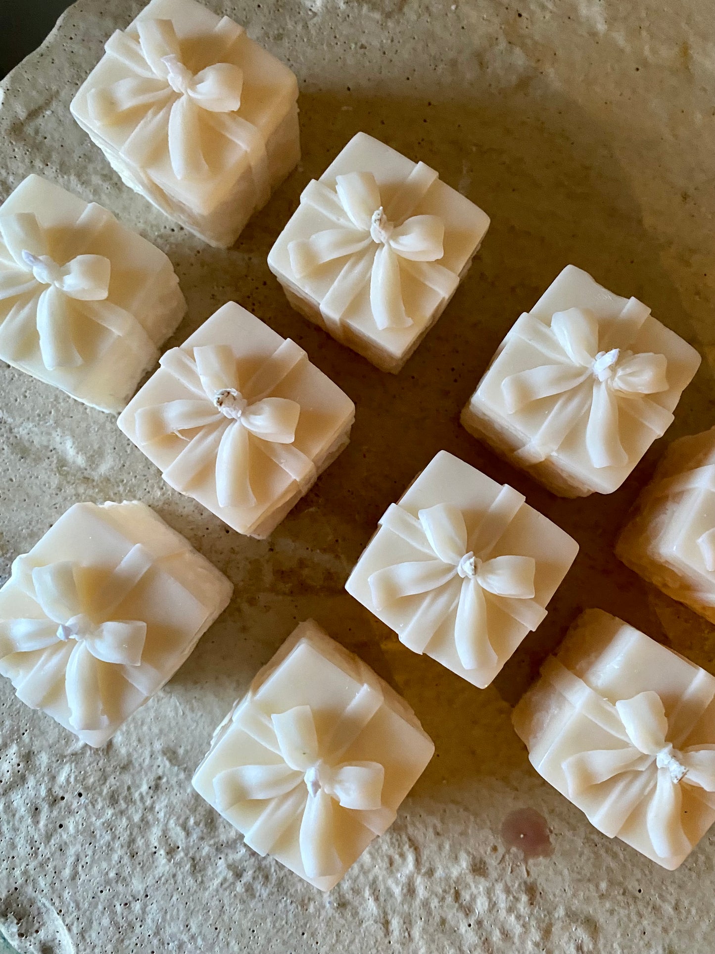 Bougie petit cadeaux de Noël