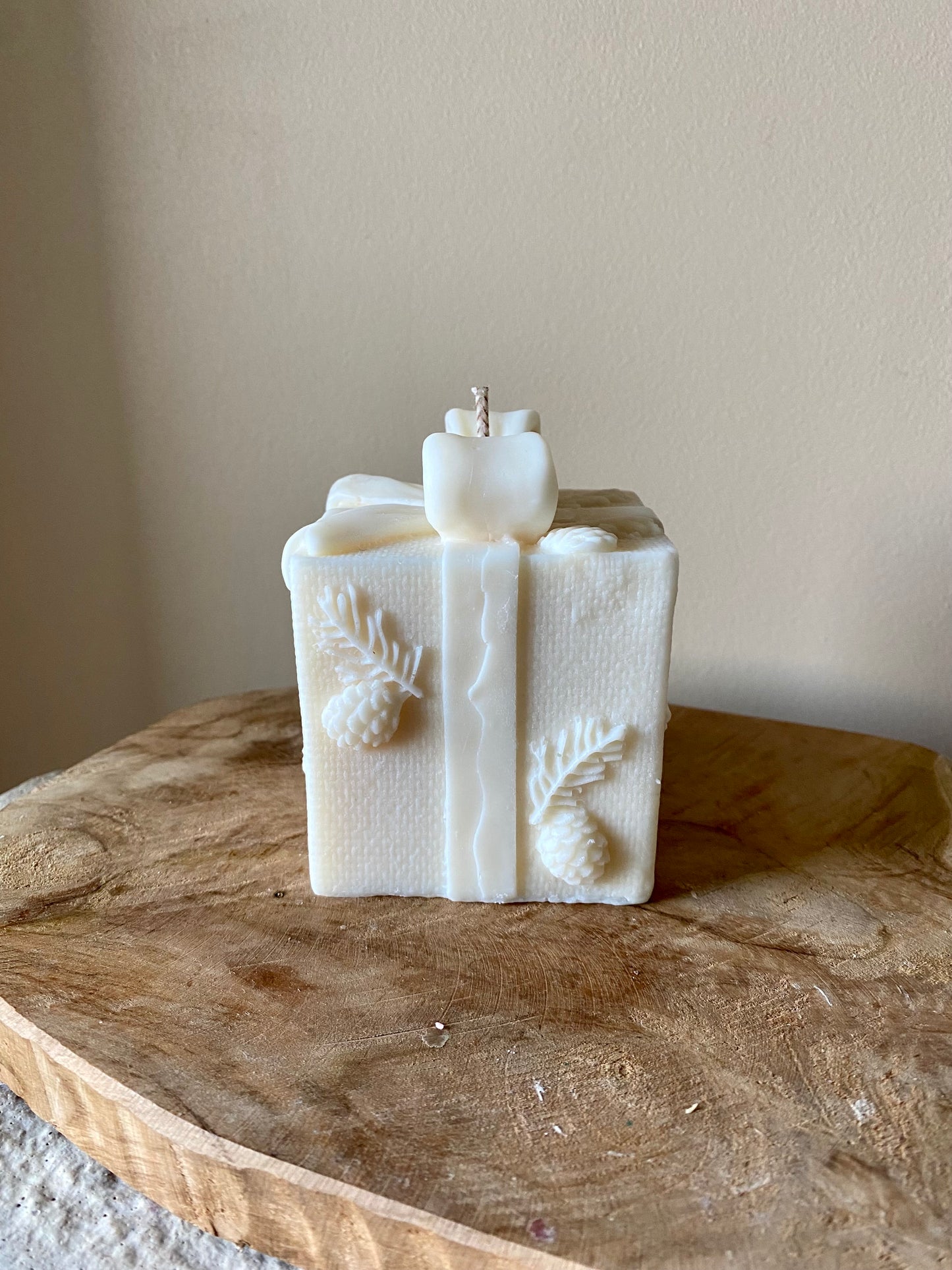 Bougie cadeaux de Noël