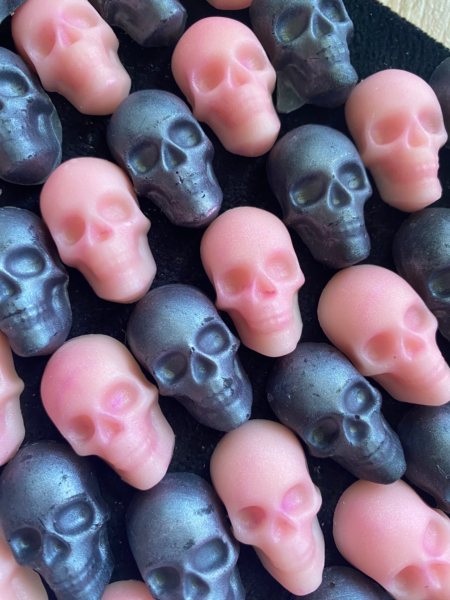 Fondant tête de mort barbe à papa