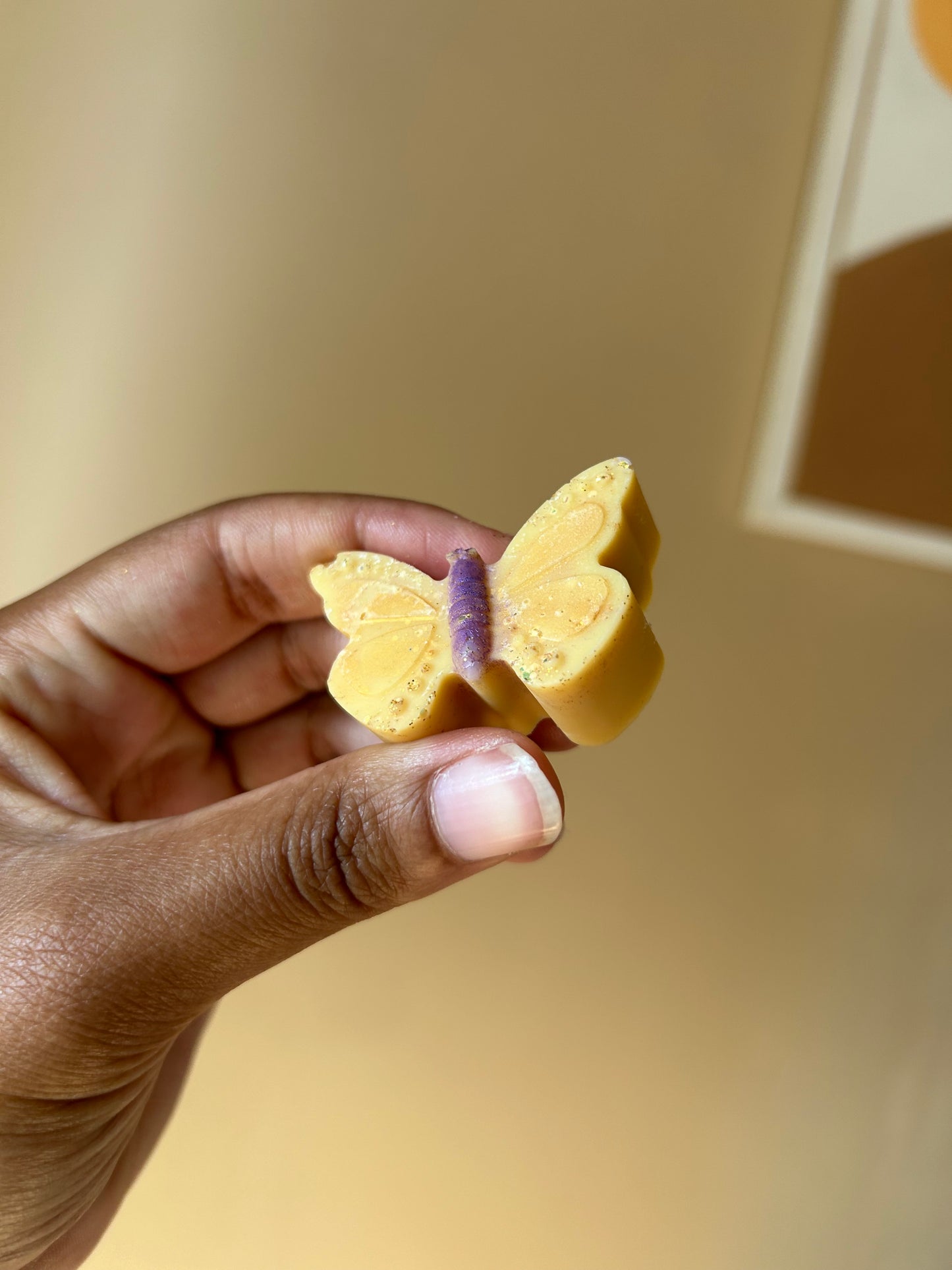 Fondant papillon Monoi vanillé