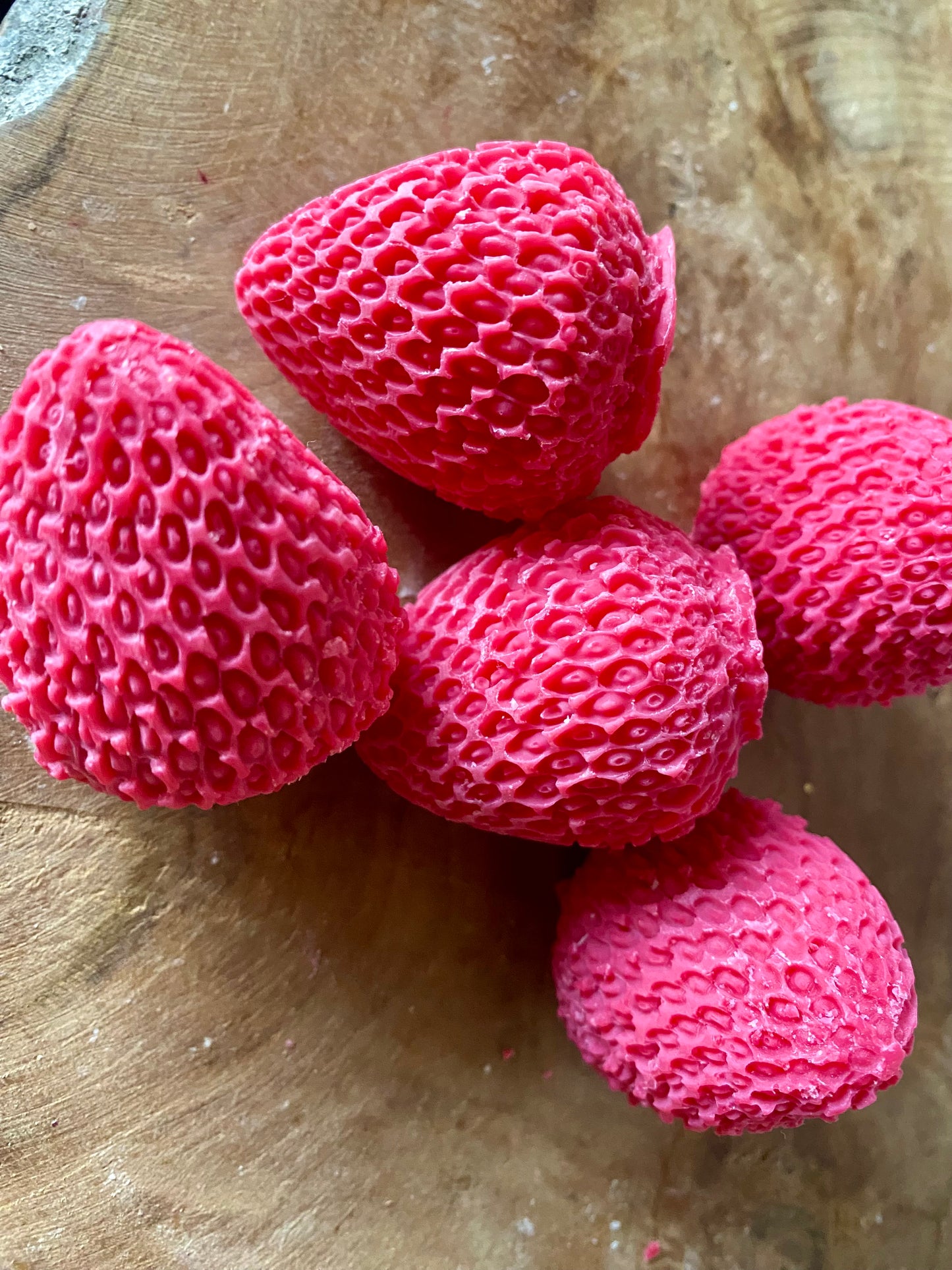 Fondant fraise rouge