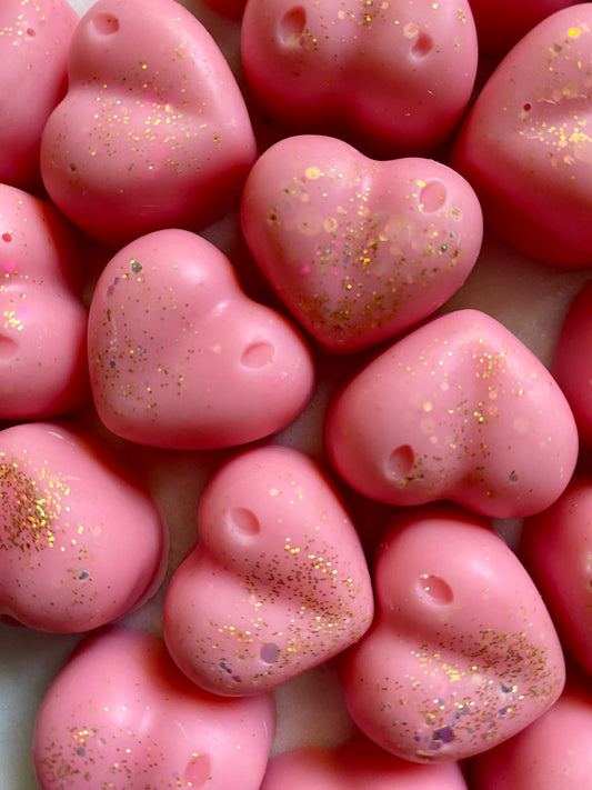 Fondant cœur pink love