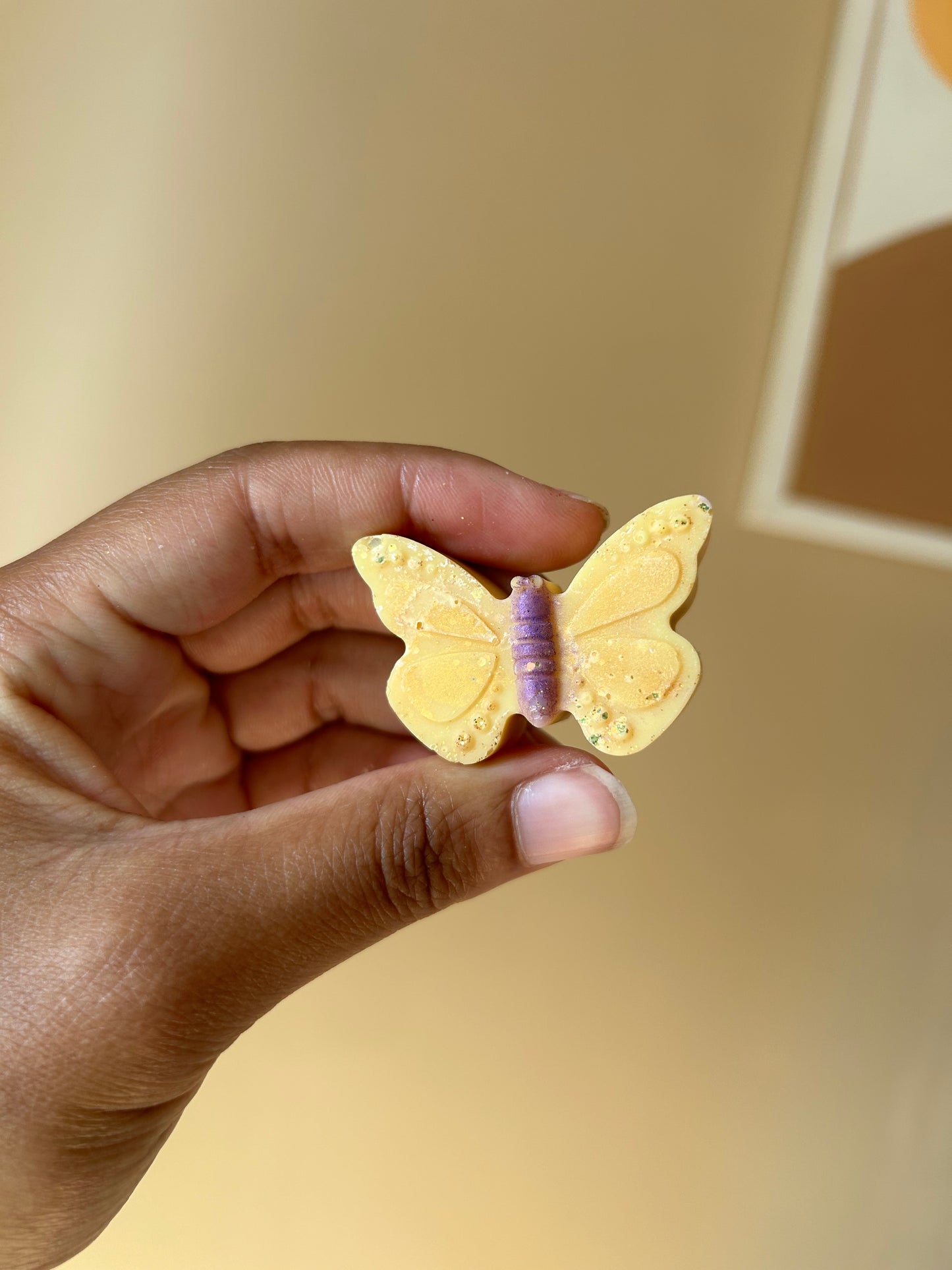 Fondant papillon Monoi vanillé