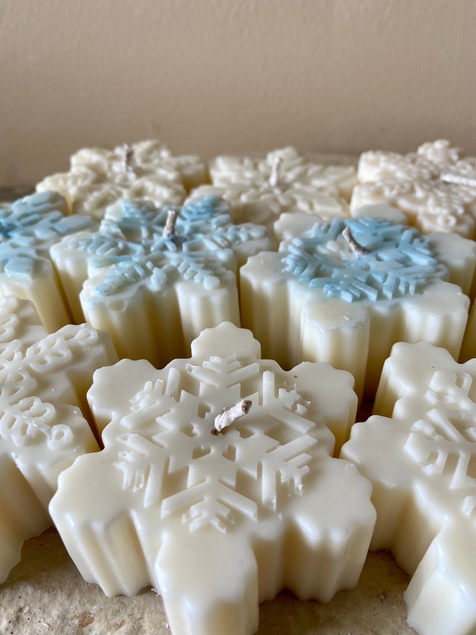 Bougie flocon de neige (7387301806255)