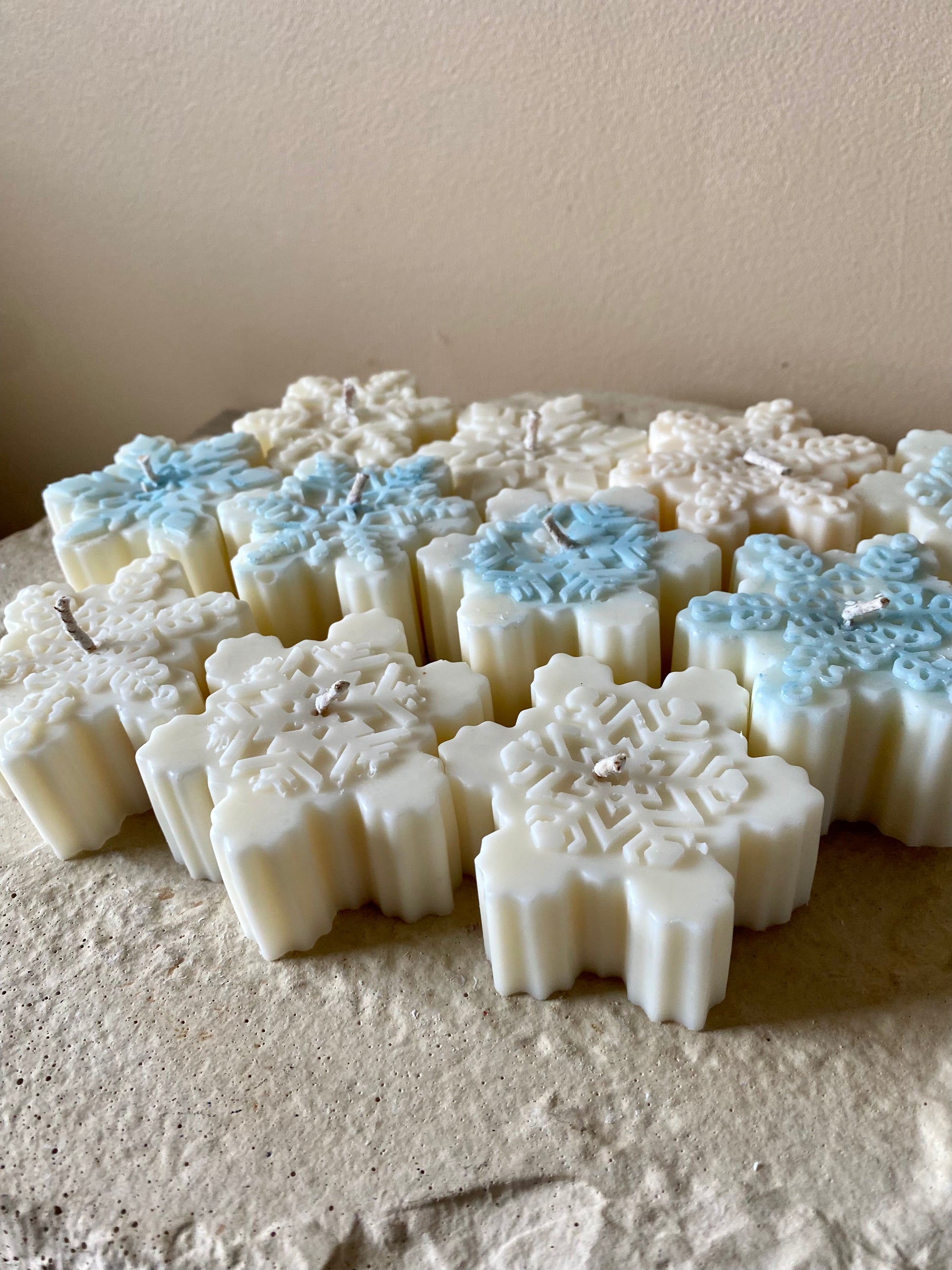 Bougie flocon de neige (7387301806255)
